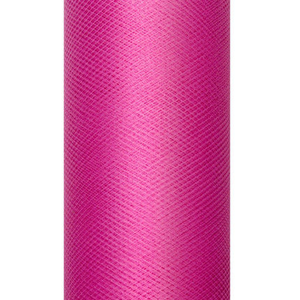 Fuchsia Tüllrolle 30cm 9m