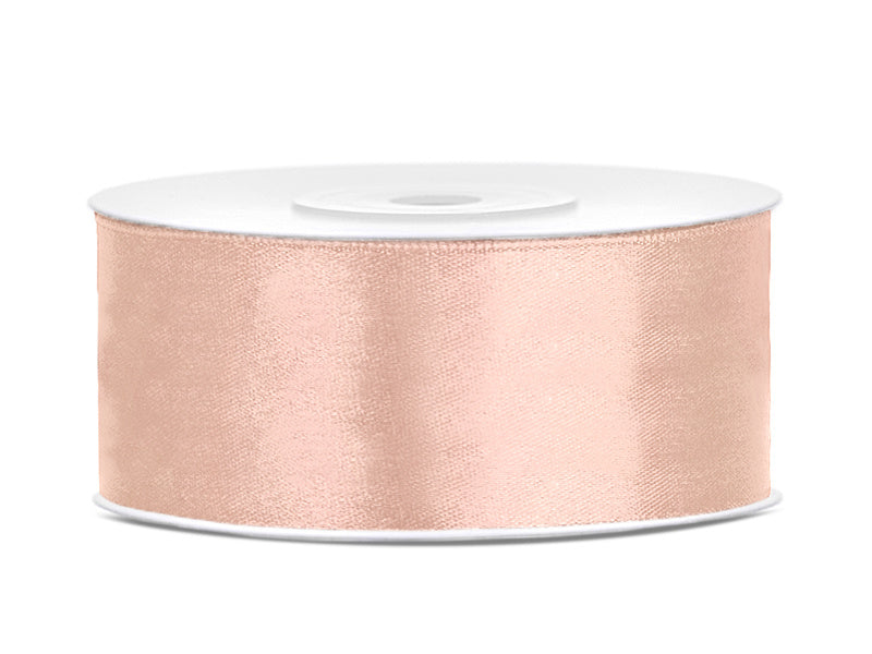 Satinband Pfirsich Farbe 25mm 25m