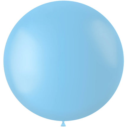 Hellblauer Ballon Puderblau 80cm