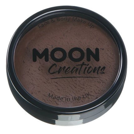 <tc>Moon Creations</tc> Pro Face Paint Cake Pots Dunkelbraun 36g