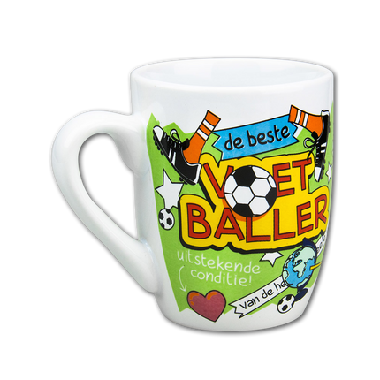 Becher Fußballer 12cm