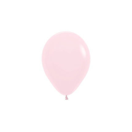 Luftballons Pastell Matt Rosa 12cm 50Stk