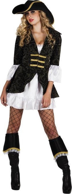 Piratenanzug Damen Schwarz