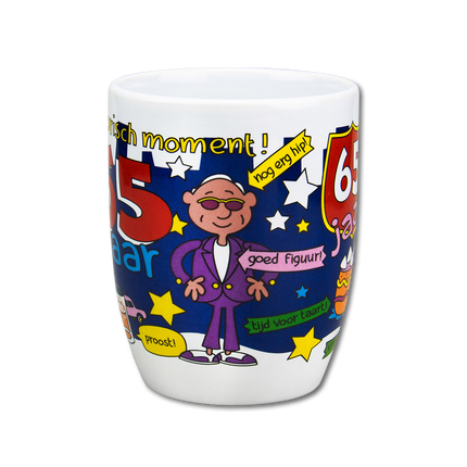 Becher 65 Jahre 12cm