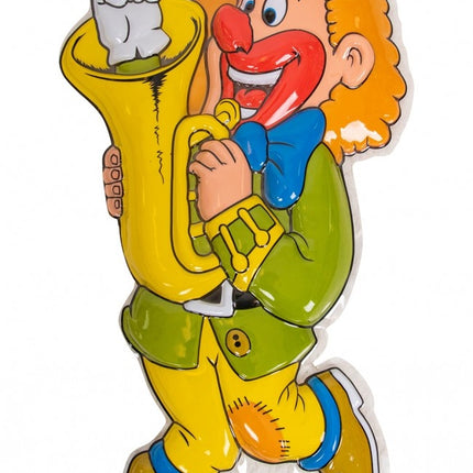 Wanddekoration Clown Grüne Jacke 60cm