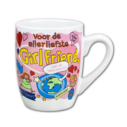 Becher Girlfriend 12cm