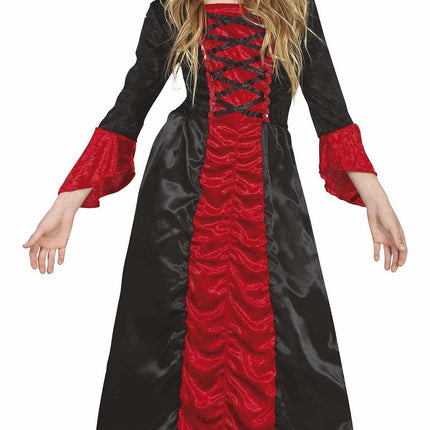 Vampir Halloween Kostüm Mädchen Rot