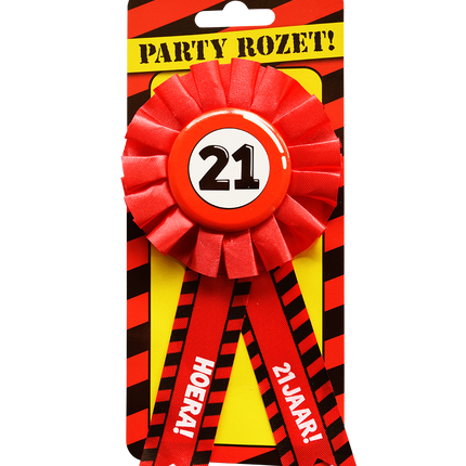 Rosette Hurra 21 Jahre