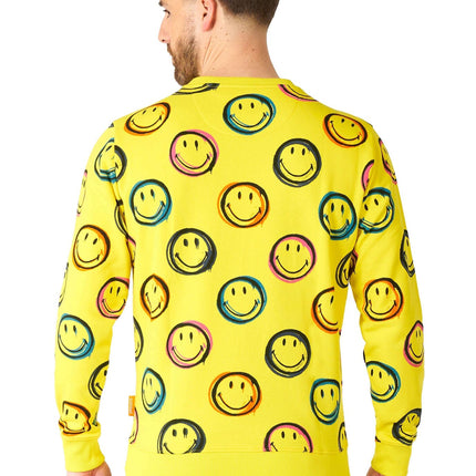 Smiley Smudge Pullover Männer <tc>OppoSuits</tc>