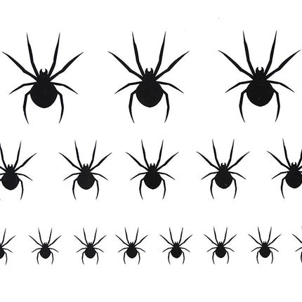 Halloween Fake Tattoos Spinnen