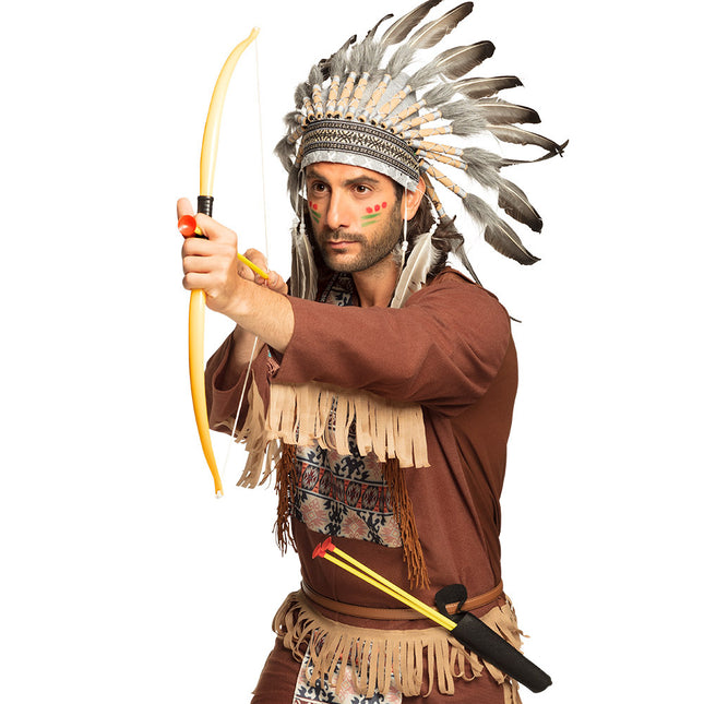 Fake Bogen und Pfeil 3 Pfeile 73cm