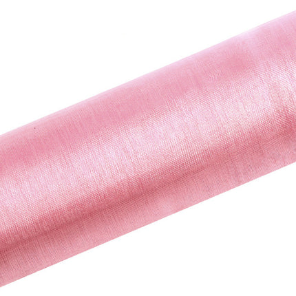 Hellrosa Organza-Stoff 16cm 9m