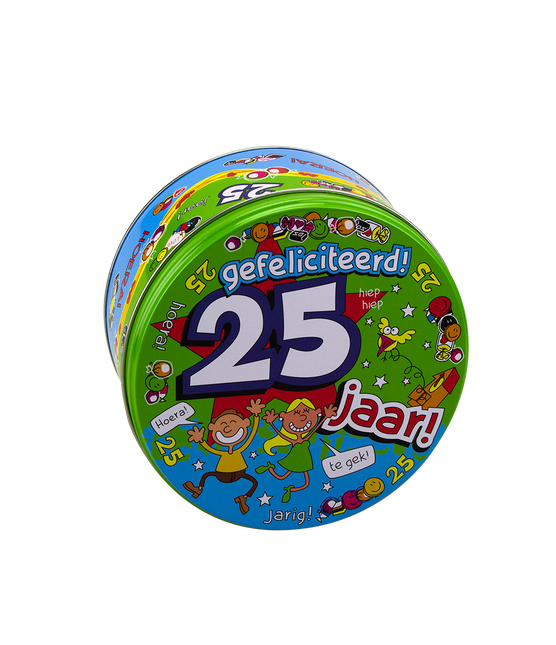 Bonbontrommel 25 Jahre 14cm