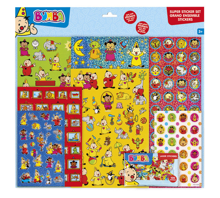 Bumba Aufkleber Set 12 Stück
