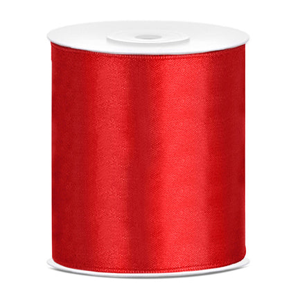 Satinband Rot 100mm 25m