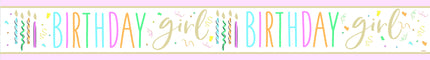 Geburtstagsmädchen Banner 2,74m