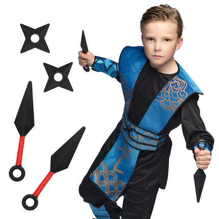 Ninja Fake Waffenset Junge 4 Stück