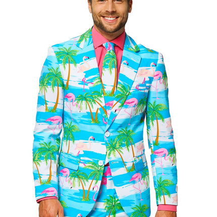 Hawaii Anzug Flamingo für Männer