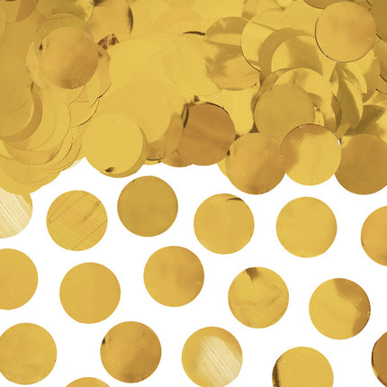 Konfetti Rund Gold
