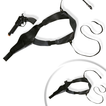 Cowboy Holster Schwarz