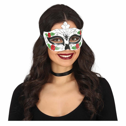 Halloween Augenmaske Spinne