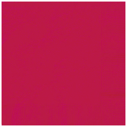Rote Servietten 2 Lagen 25cm 20Stk
