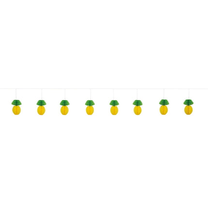 Honigwabengirlande Ananas 2,1m
