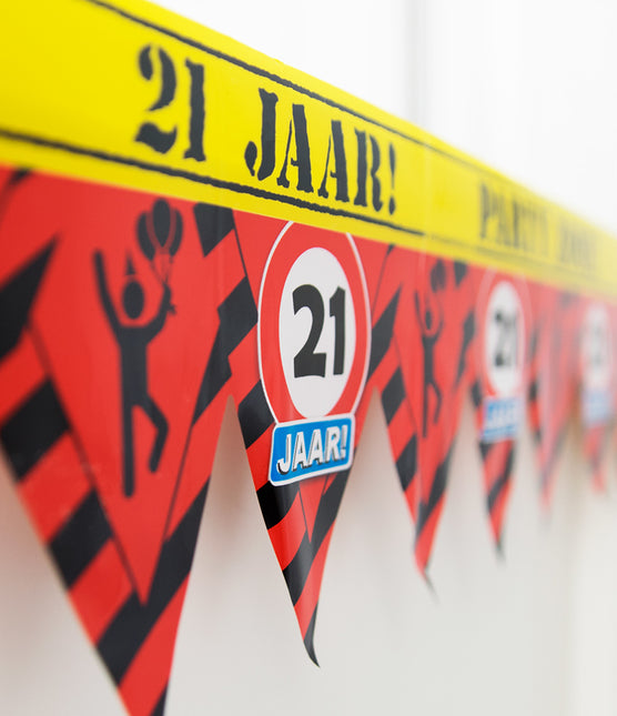 Absperrband 21 Jahre 12m