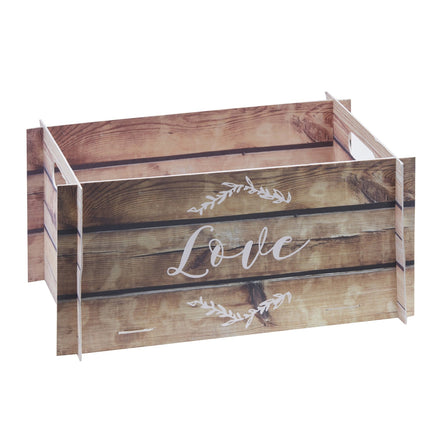 Kartenbox Liebe Holz 30cm