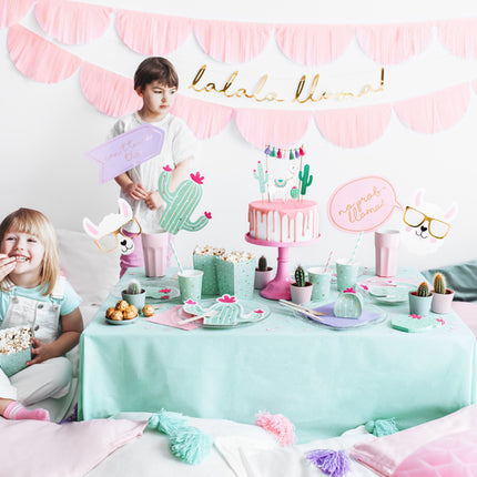 Banner Lalala Llama Gold 82cm