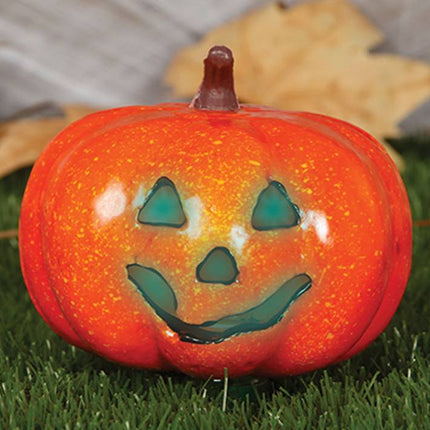 Halloween Kürbis mit Licht 16cm