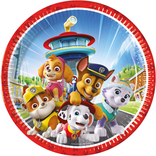 Paw Patrol Teller 23cm 8Stück
