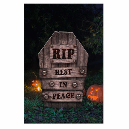 Halloween Deko Grabstein Rip 56cm