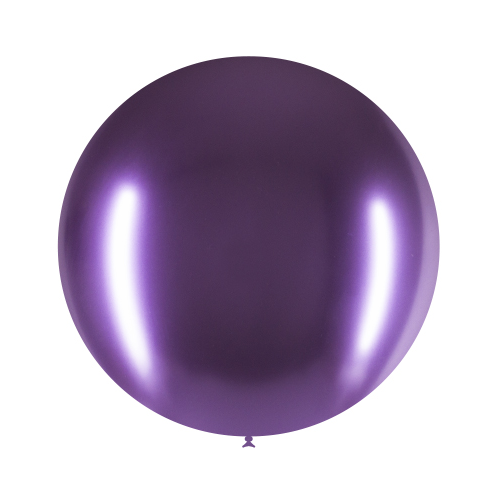Lila Riesenballon Chrom 60cm