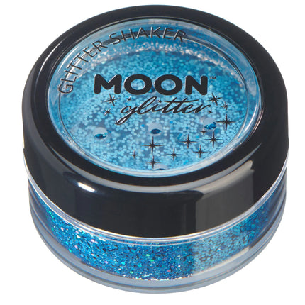 Moon Glitter Holographic Glitter Shakers Blau 5g