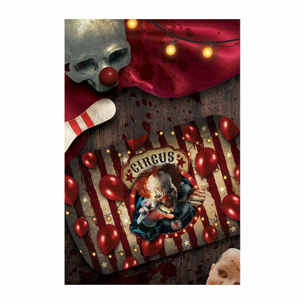 Halloween Tablett Clown 29cm