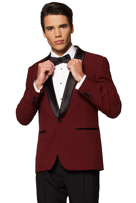Bordeauxroter Smoking Männer <tc>OppoSuits</tc>