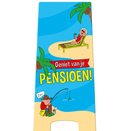Warnschild Pension Cartoon 58cm
