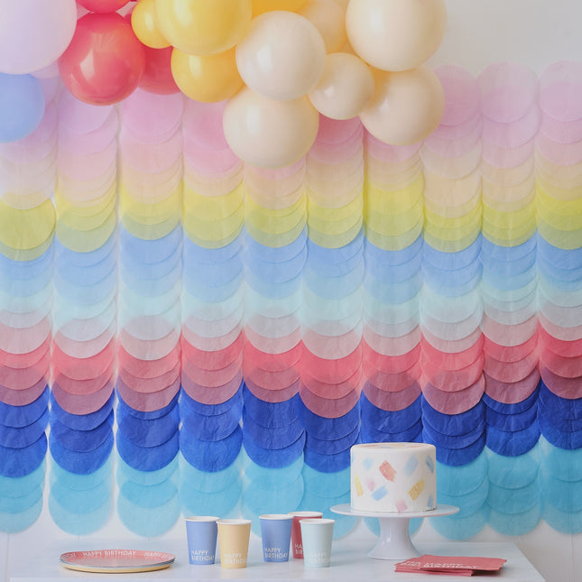 Bunte Hängedekoration 2m