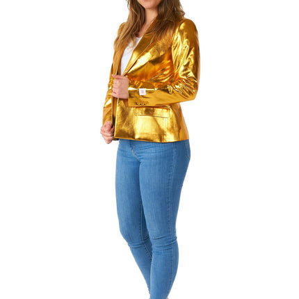 Gold Blazer Damen <tc>OppoSuits</tc>