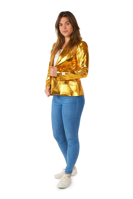 Gold Blazer Damen <tc>OppoSuits</tc>