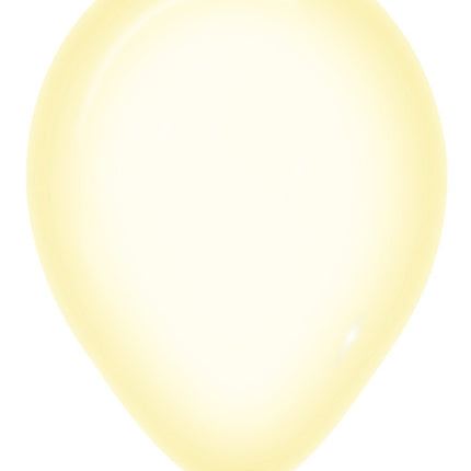 Ballons Crystal Pastellgelb 321 30cm 50Stk