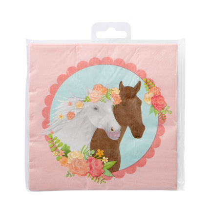Pferd Servietten 16cm 16Stk