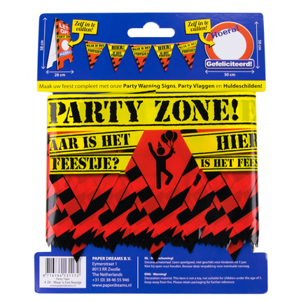 Abwurfband Wo ist die Party 12m