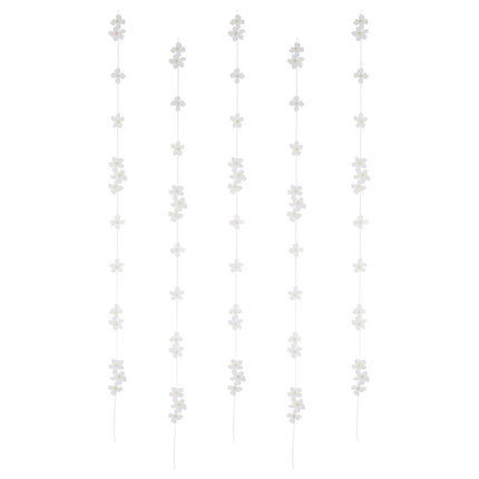 Ballonband Blumen 1m 5Stk