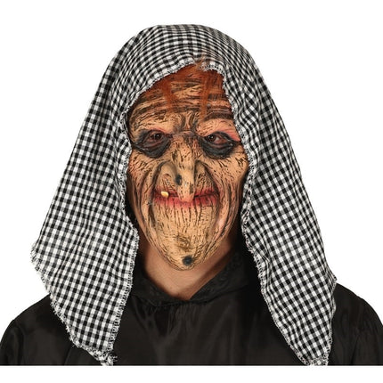 Halloween Hexe Maske Mütze