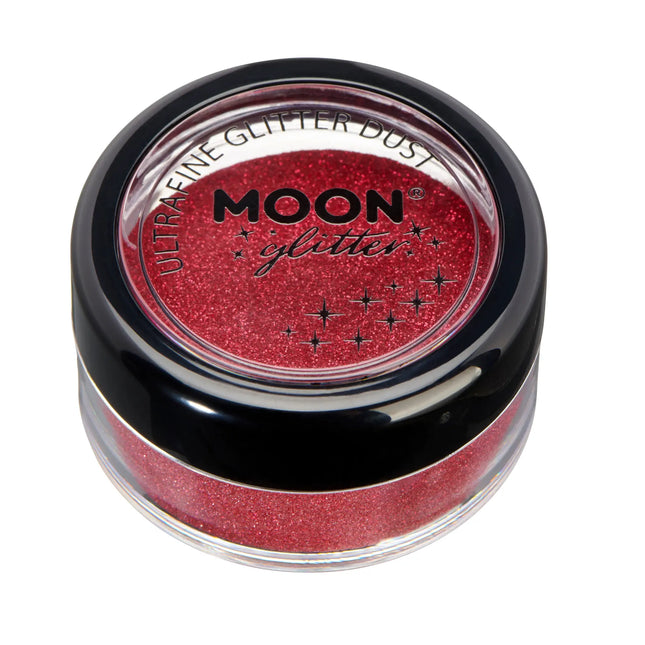 Moon Glitter Classic Ultrafeiner Glitzerstaub Rot 5g