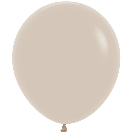 Ballons Weißer Sand 45cm 25Stk