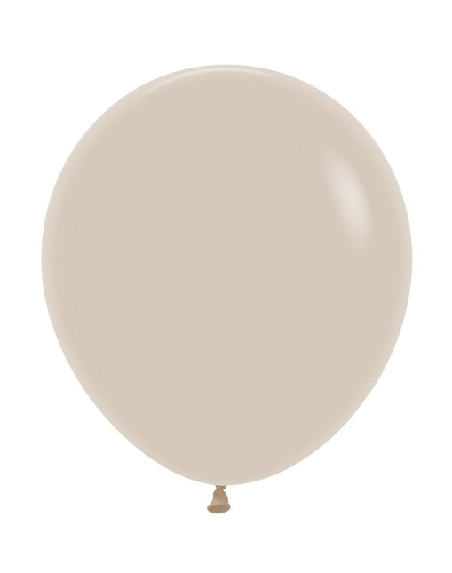 Ballons Weißer Sand 45cm 25Stk