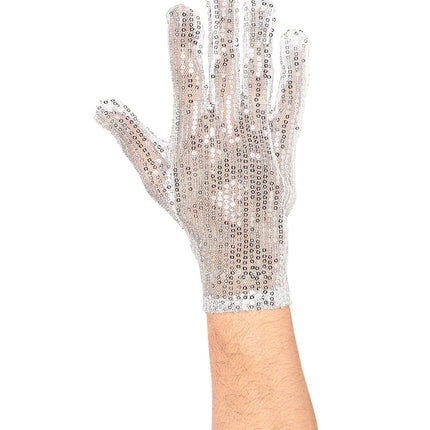 Silberne Handschuhe